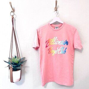Billionaire Boys Club Coral Printed Ombre Logo Short Sleeve Graphic Tee Size S